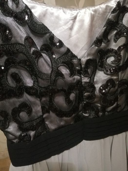 Платье вечернее выпускное нарядное в паетках ажурный рисунок