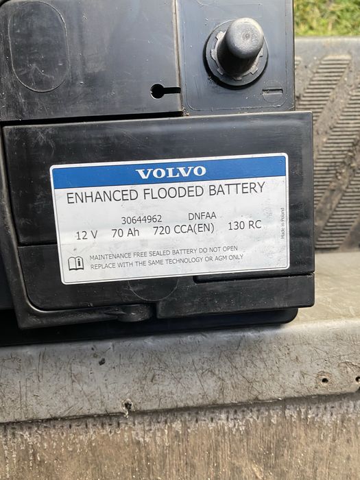 Oryginalny Volvo akumulator 70 ah
