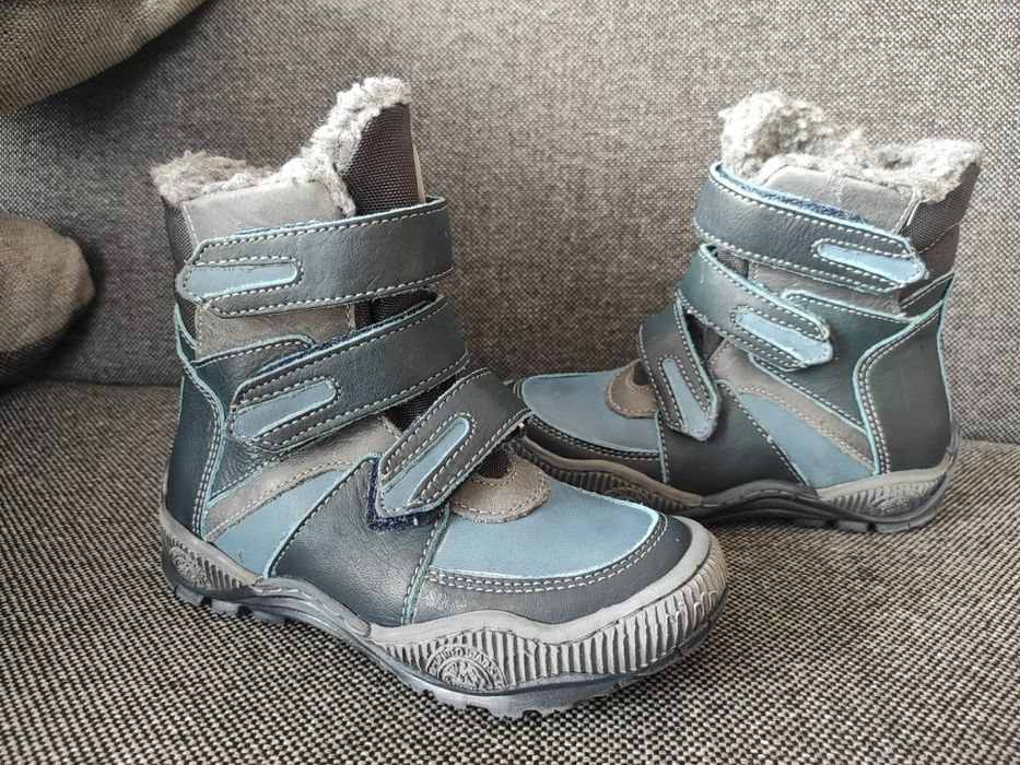 Buty trzewiki zimowe dziecięce Memo skóra r. 27