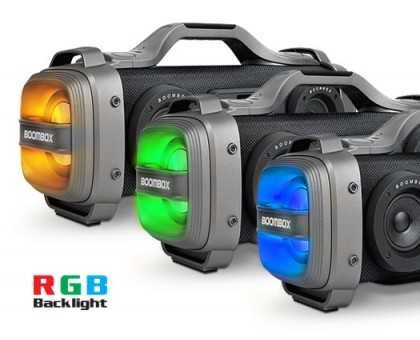 REAL-EL X-770 Black - 60W (bluetooth, подсветка, караоке) новые