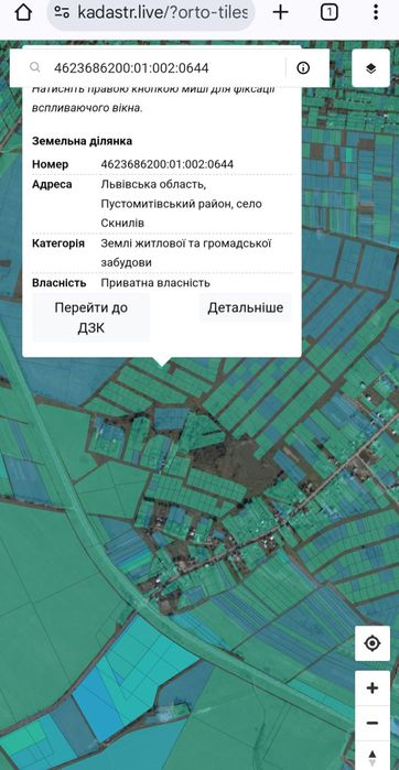 земля під будівництво