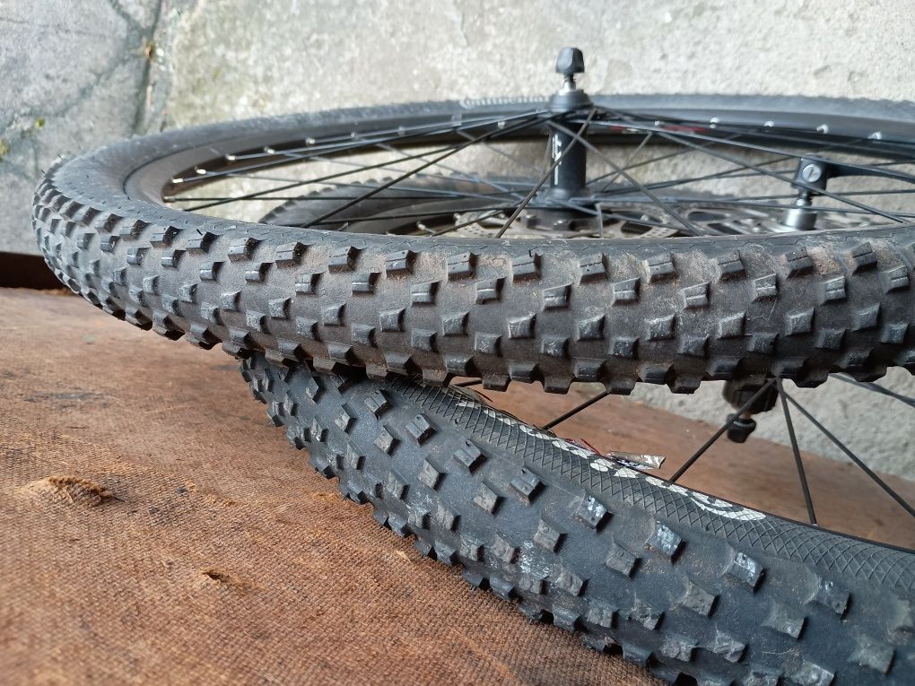 Shimano XT DT Swiss 445d - koła 26' + opony Continental X-King+ dętki
