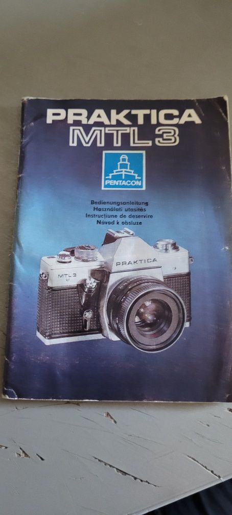 Aparat Praktica MTL 3 , Carl Zeiss, Meyer. Jak nowy.  Instrukcja.