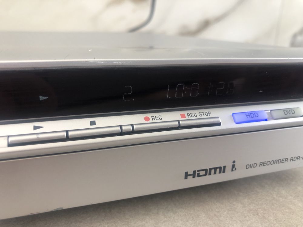 Nagrywarka DVD/HDD-SONY RDR HX750 160GB DIVX HI FI sprawna