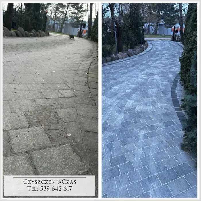 Mycie Czyszczenie Elewacji Kostki Brukowej Dachu