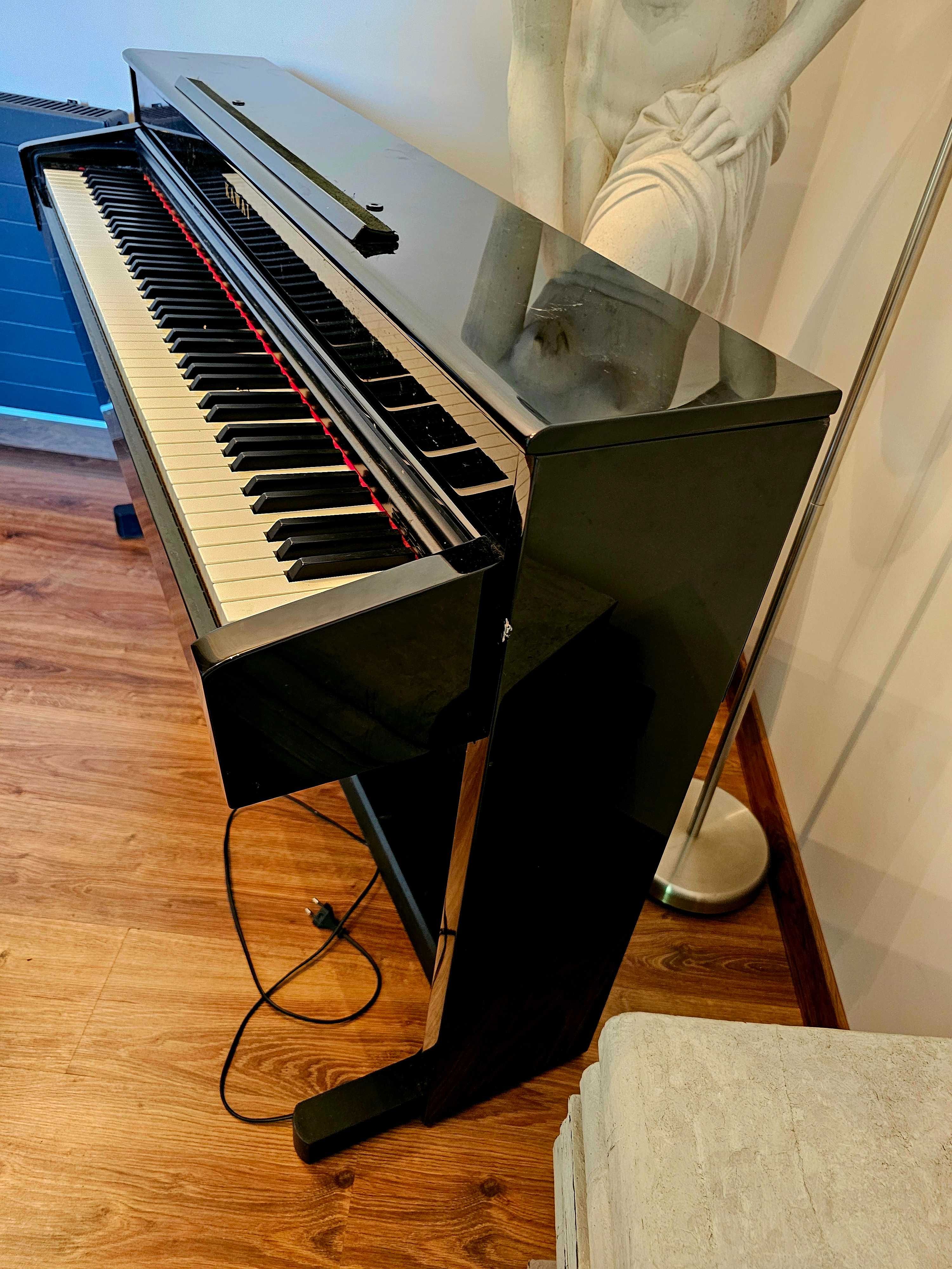 Pianino cyfrowe Kawai czarne wysoki polysk