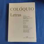 Revista Colóquio Letras 15 - Setembro 1973