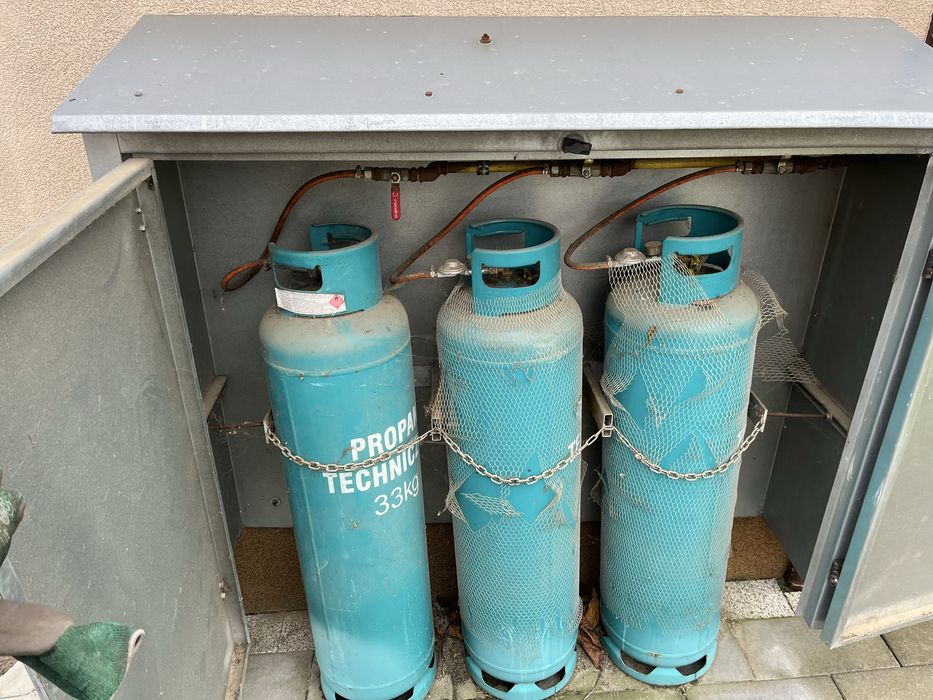 Butla 33kg propan butan butle do ogrzewania zestaw butli