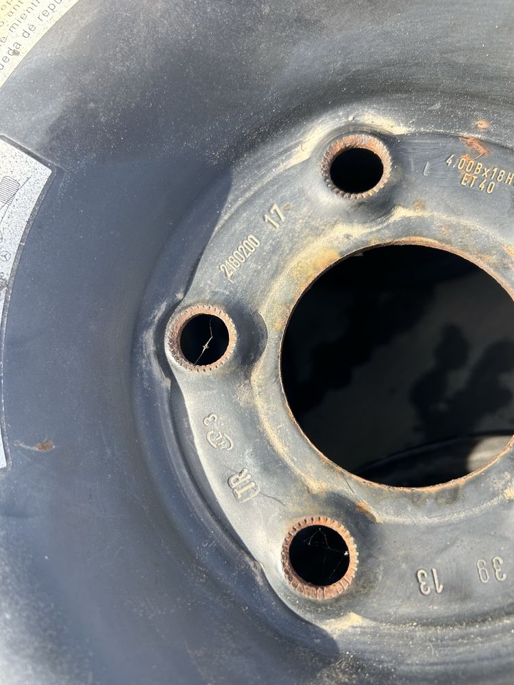 Докатка Запаска мерседес МЛ 164 155/90r18