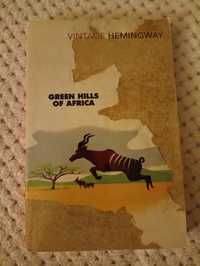 Książka z UK po angielsku  Ernest Hemingway 'Green hills of Africa'