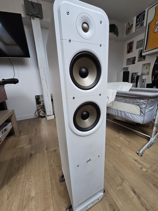 Zestaw kolumn głośnikowych: Polk s55e gwarancja oraz Visaton