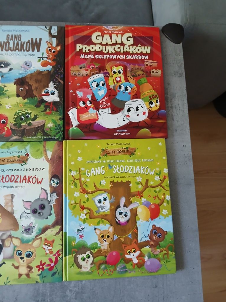 Książki Biedronka Gang 11 sztuk różnych