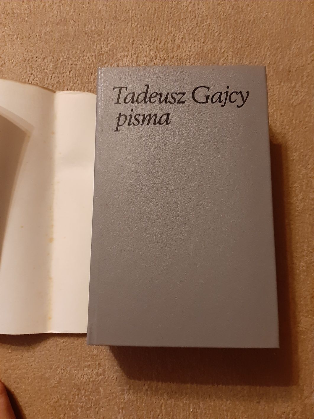 Tadeusz Gajcy pisma wydanie pierwsze