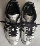 Tenis Adidas Samba pouco usados prateados