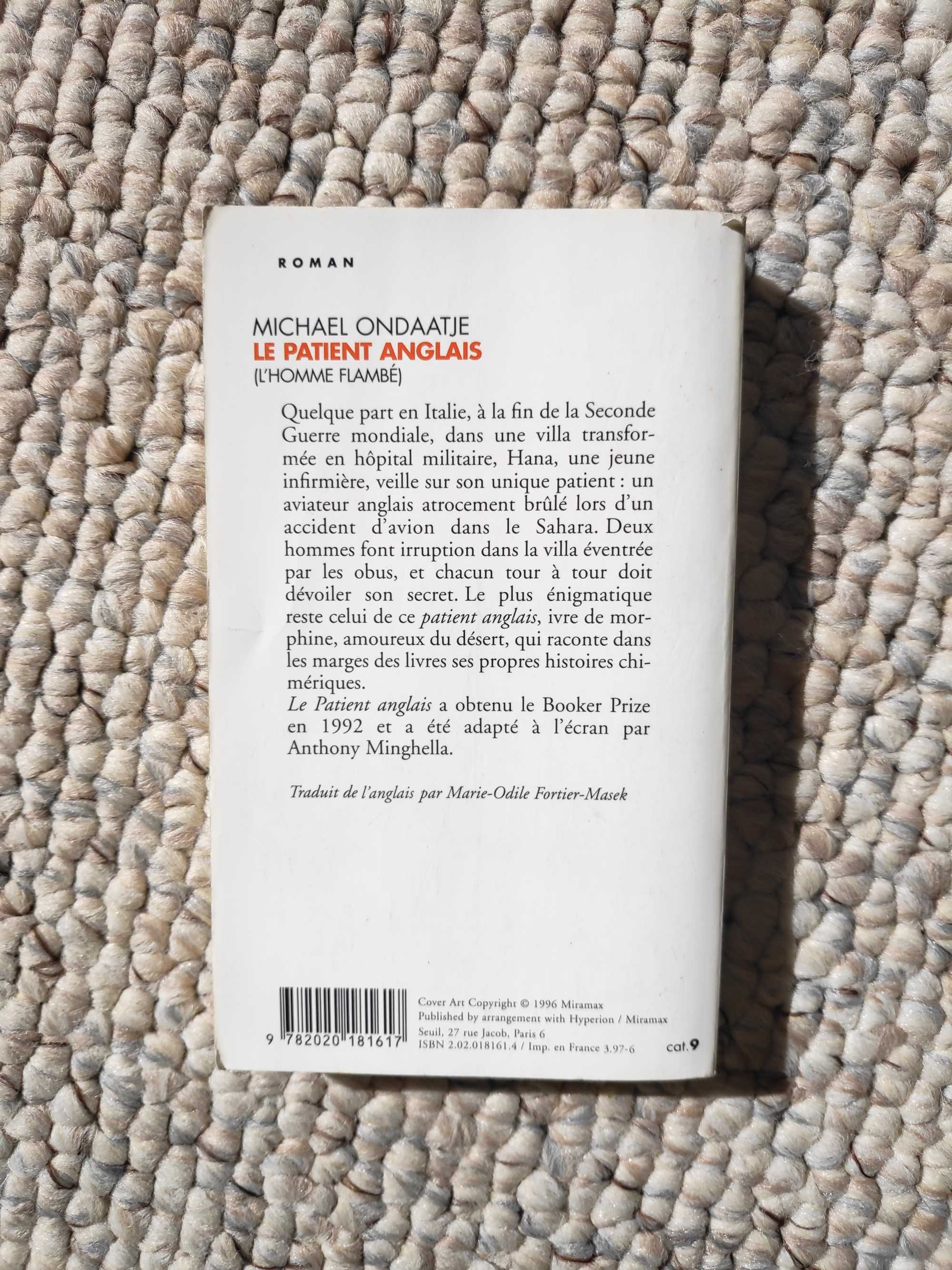 Le patient anglais, Michael Ondaatje (Poche)