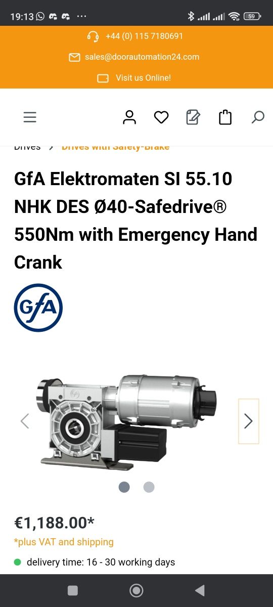 Motor elekteelektromaten  para portão trifásico