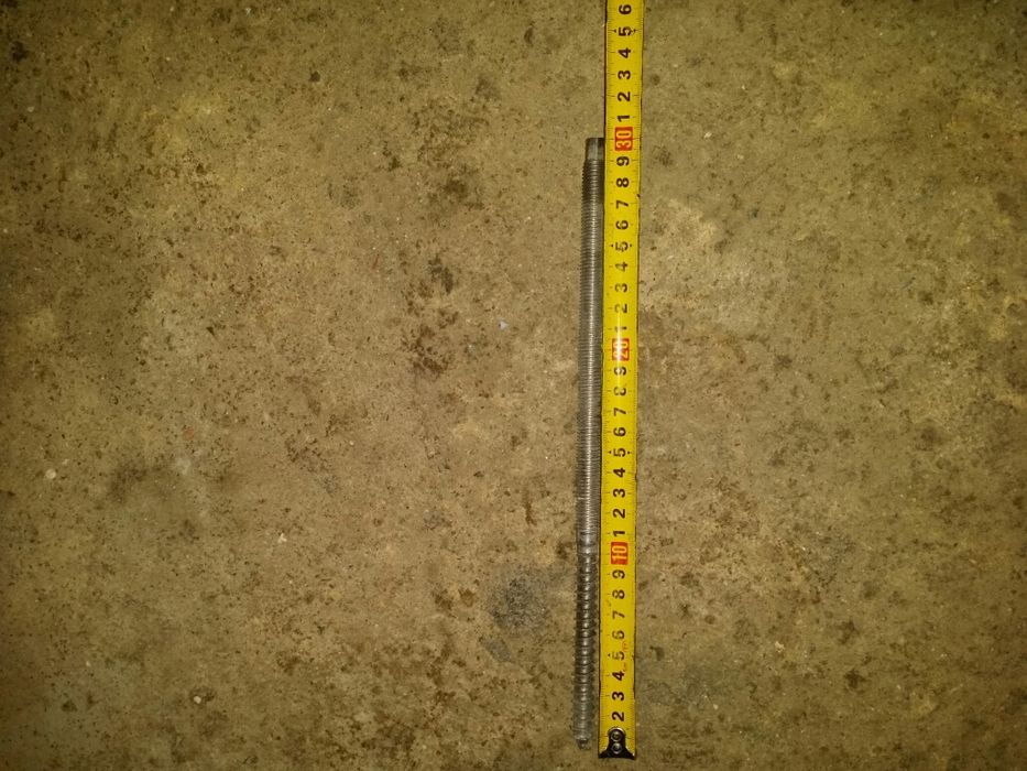 Varões em inox com rosca m10