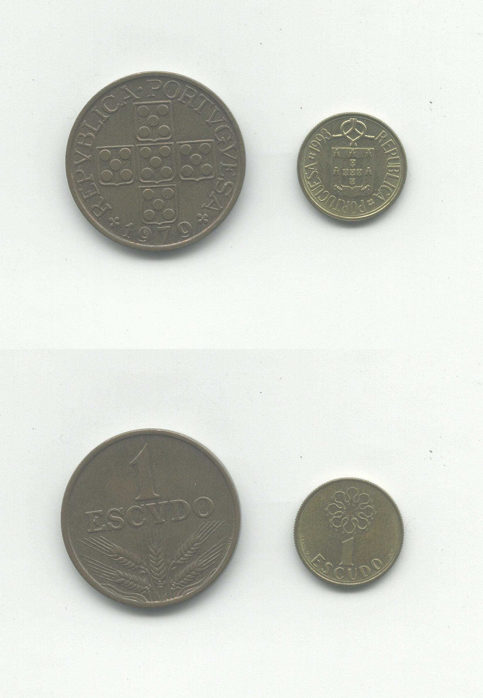 Coleção de 43 moedas de 1 Escudo