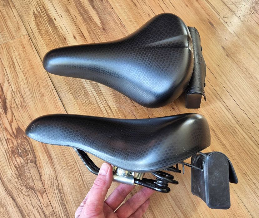 Siodełko rower żelowe z sakwą Selle Royal Made in Italy