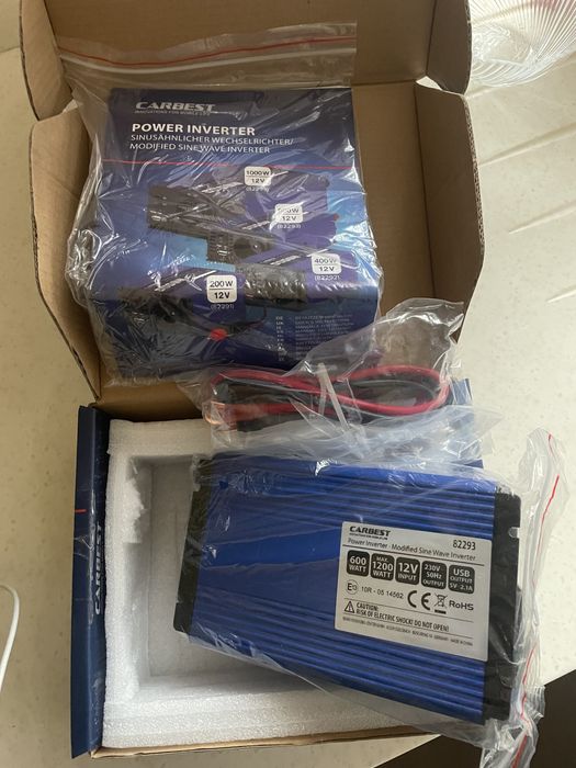 Інвертер (инвертор) Carbest Power Inverter 600W перетворювач напруги
