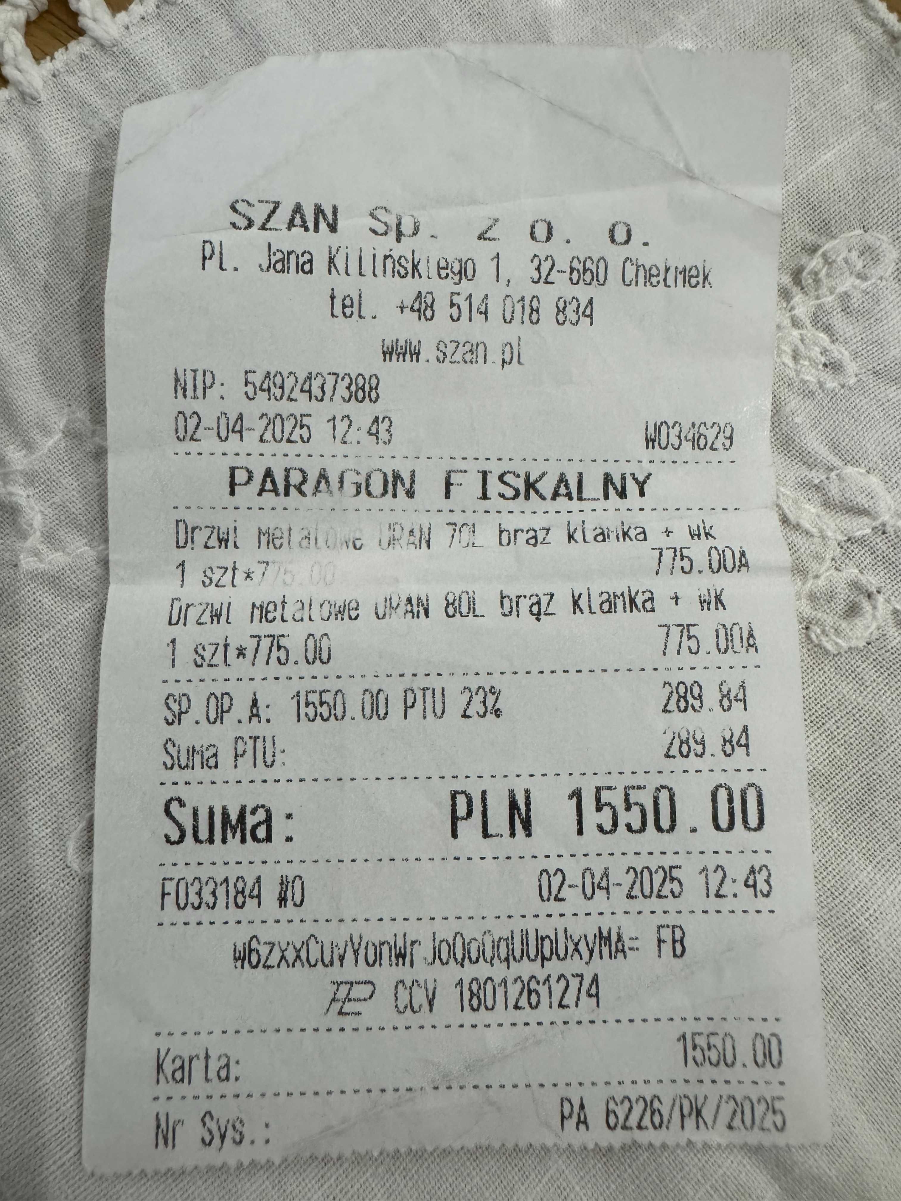 Drzwi stalowe zewnętrzne 80 L i 70 L firmy Doorpol – solidne, NOWE!
