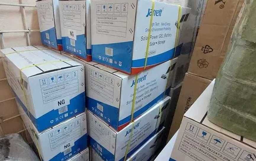 РАСПРОДАЖА. Гелевые аккумуляторы Jarrett для ИБП и солнечных панелей.