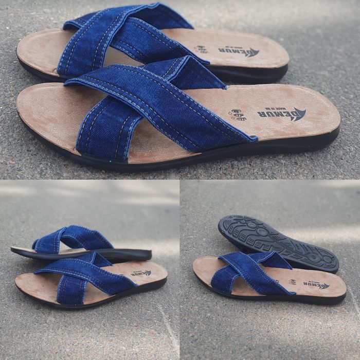 Мужские шлепанцы Oscar из джинса