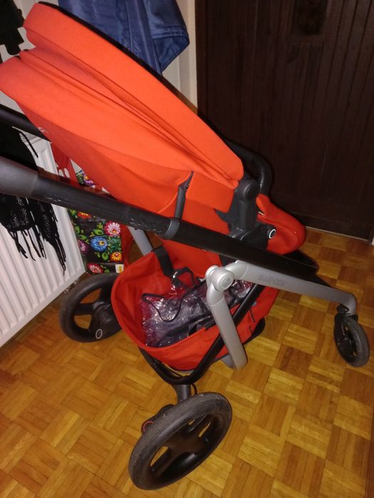 Wózek głęboko- spacerowy maxi-cosi, kolor czerwony