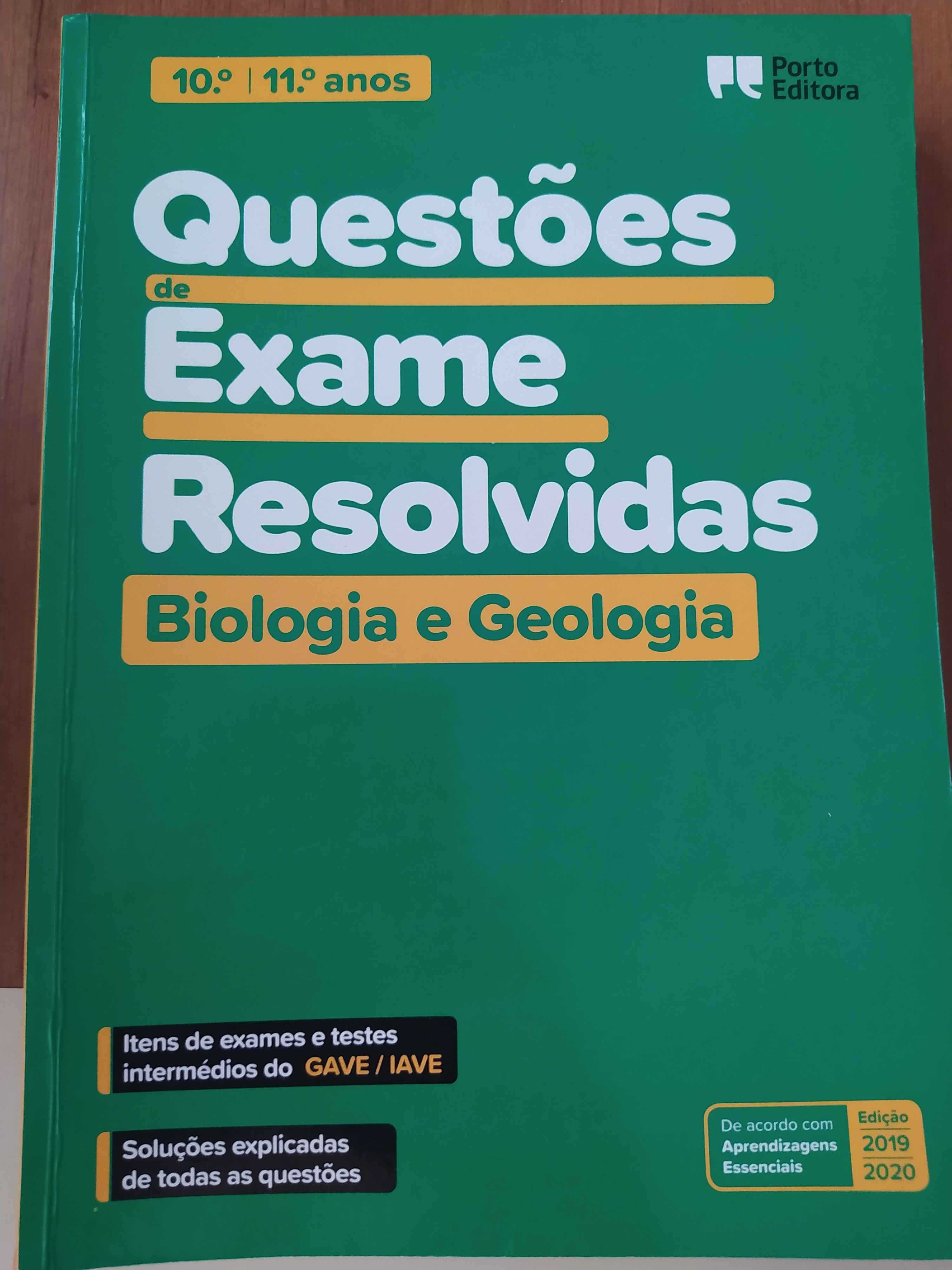Livro Questões Exame Resolvidas Biologia e Geologia [NOVO]