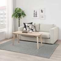Ikea Tiphede - dywan tkany na płasko, czarny/naturalny, 155x220 cm