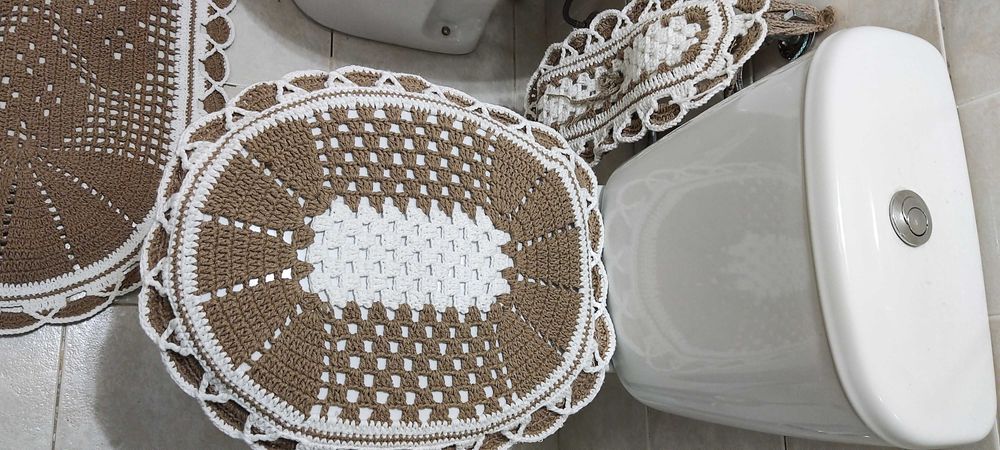 Conjunto WC em crochê