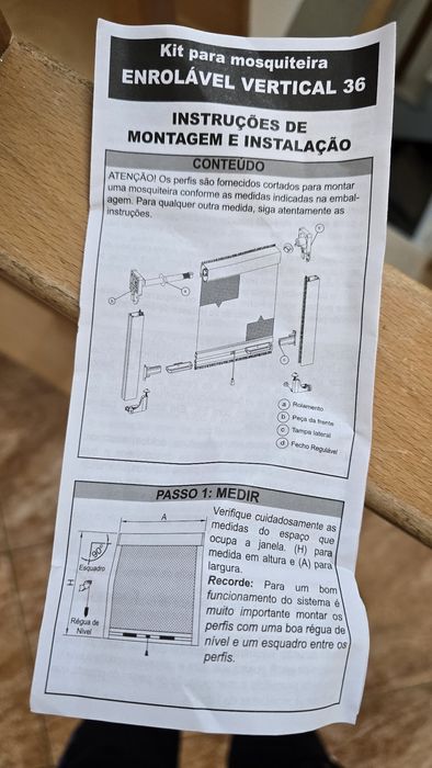 Mosquiteira de enrolar