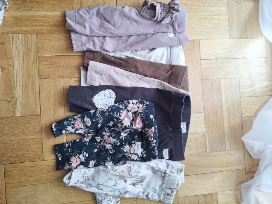Worek ubrań niemowlęcych dziewczynka 56 62 newbie kappahl, h&m
