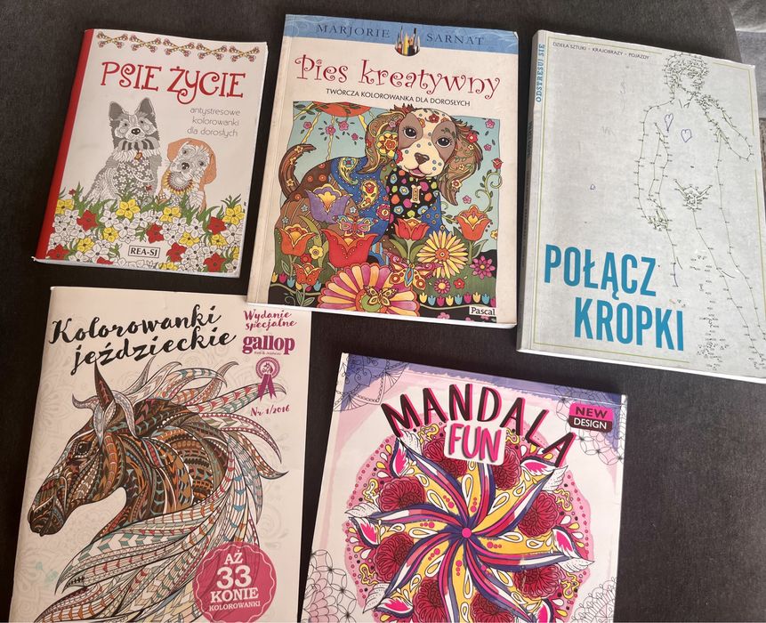 Mandala fun , kolorowanka , Kolorowanki jeździeckie