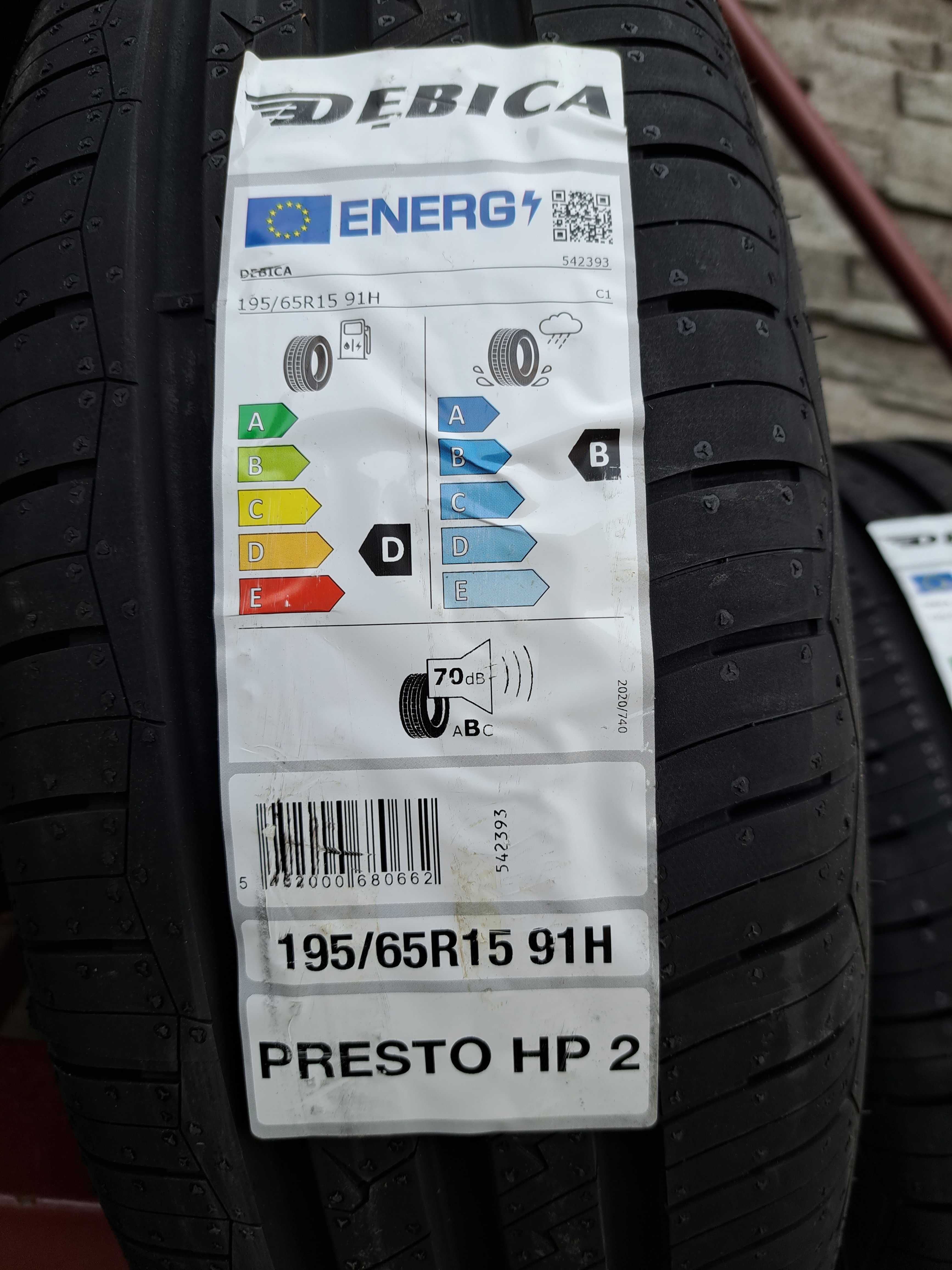 4 Opony NOWE letnie 195/65 R15 Dębica Montaż i wyważanie Gratis!