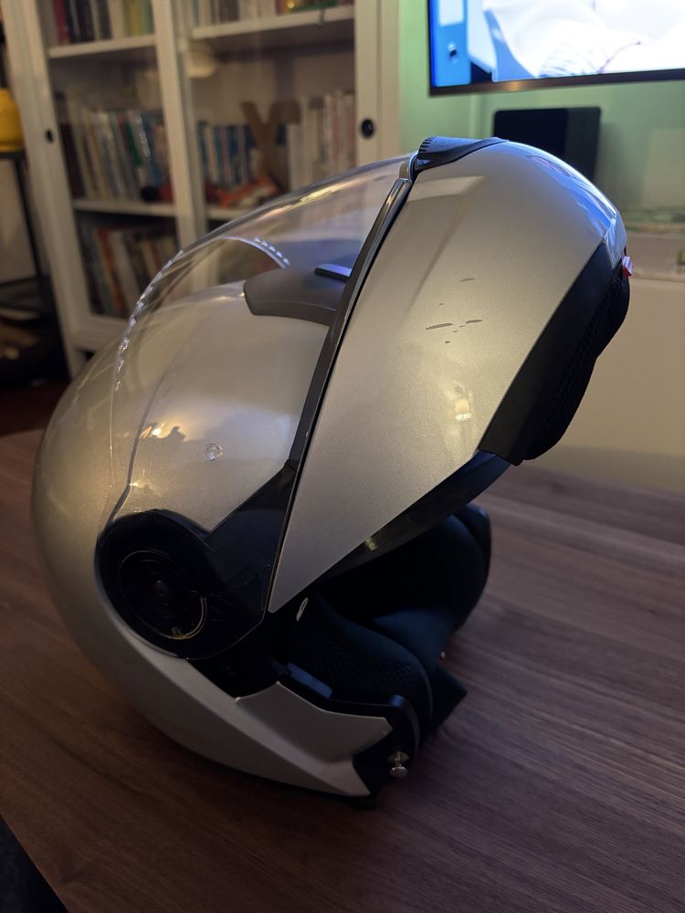 Capacete Schuberth C3 Basic - Tamanho XS - Cinza Prata