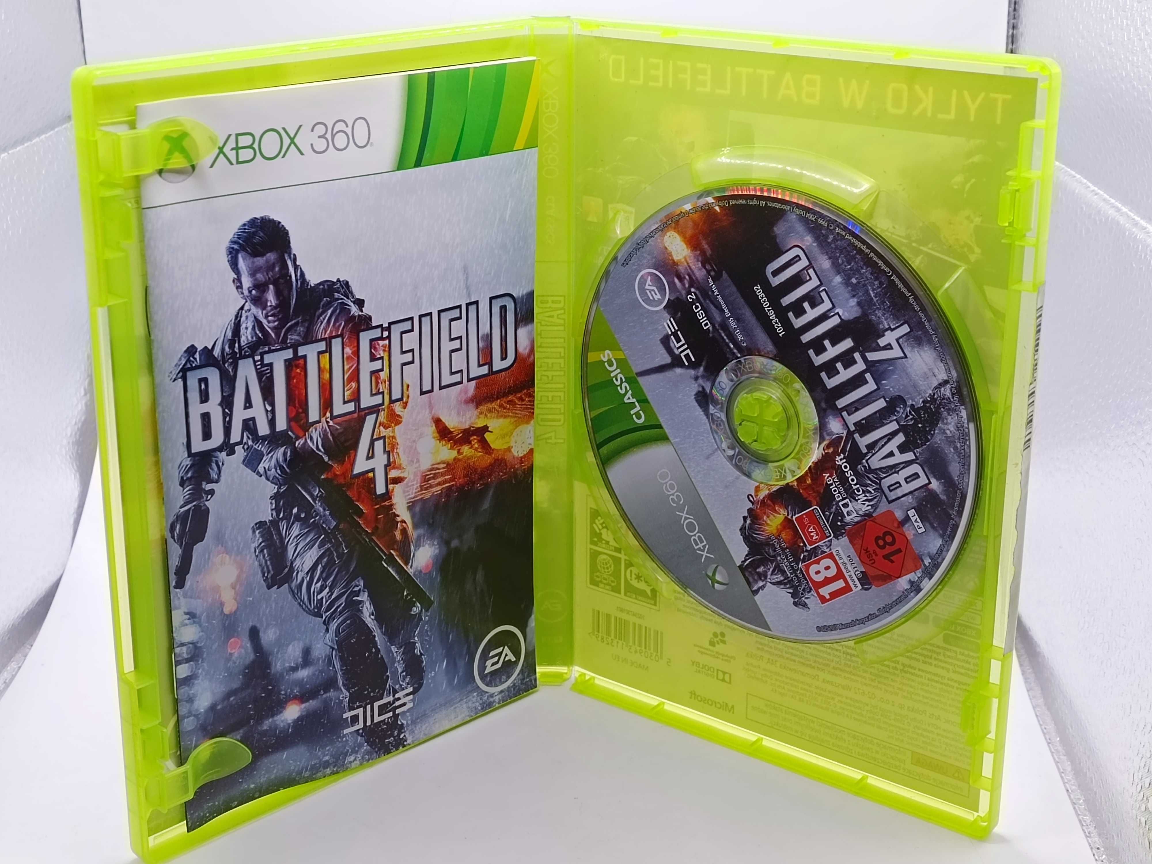 GRA Battlefield 4 PL Dubbing 2CD NA XBOX 360 CLASSICS 108/02/25s
