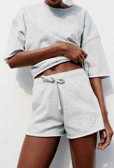 Костюм шорты и топ футболка Zara