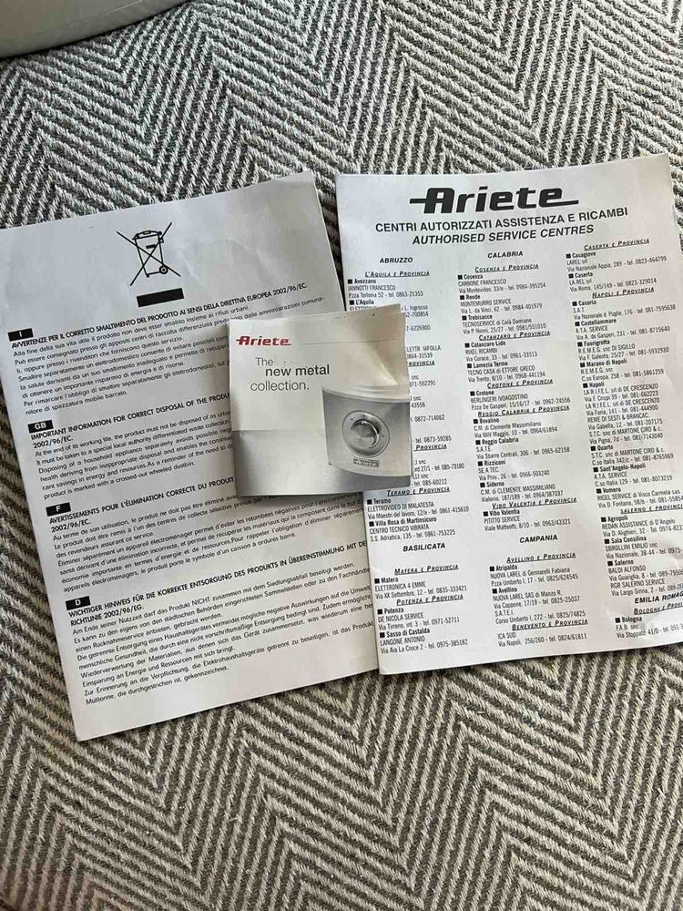 Хлібопіч Ariete pane express metal