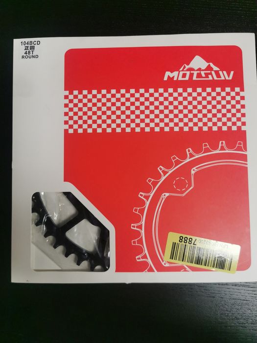 Coroa / Prato Pedaleira MOTSUV 48T (104BCD) - Novo/Selado