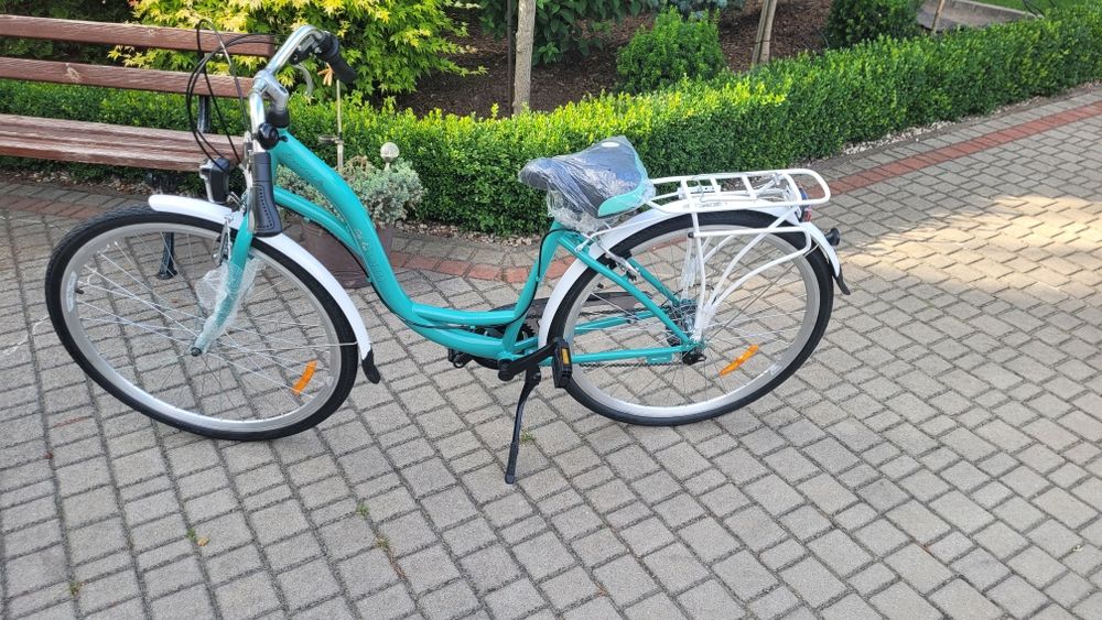 Sprzedam nowy rower miejski 28 Storm Barcelona kolor miętowy