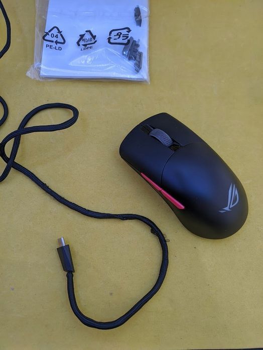 bezprzewodowa mysz do gier asus rog keris fps
