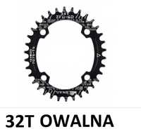 Owalna Zębatka SNAIL 32T 34T 36T 96BCD Sram Shimano Narrow Wide