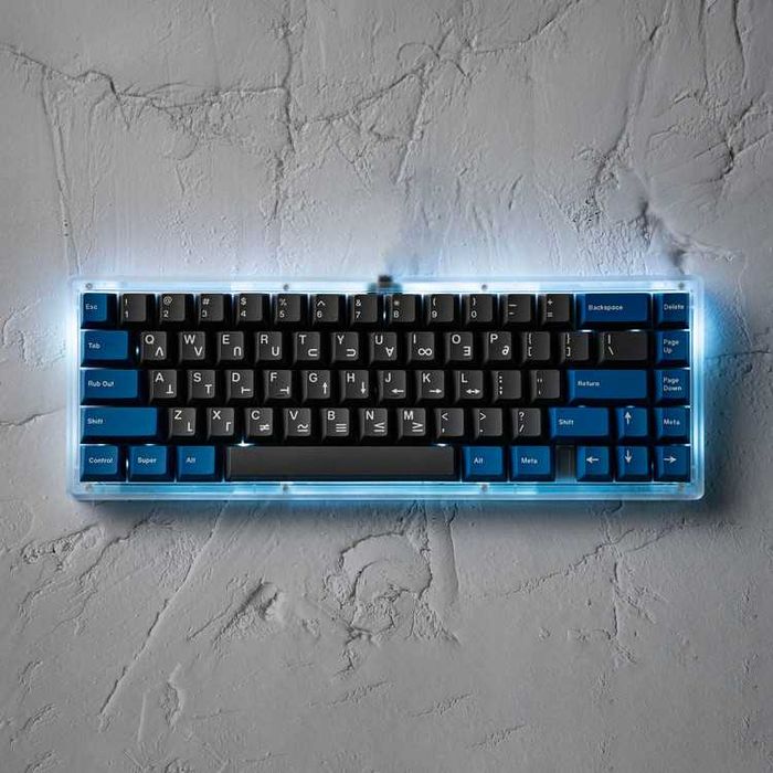Кастомна механічна клавіатура в зборі SWAGKEYS Eave65 GMK Rubrehose