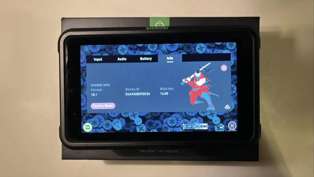 Atomos Shinobi SDI – stan idealny, komplet, , FV 23%