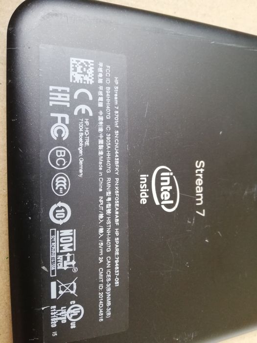 Tablet HP Stream 7 brak systemu