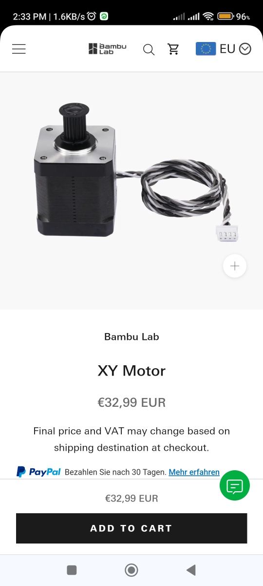 Bambulab P1/X1 xy motor. Новий  ХУ Мотор