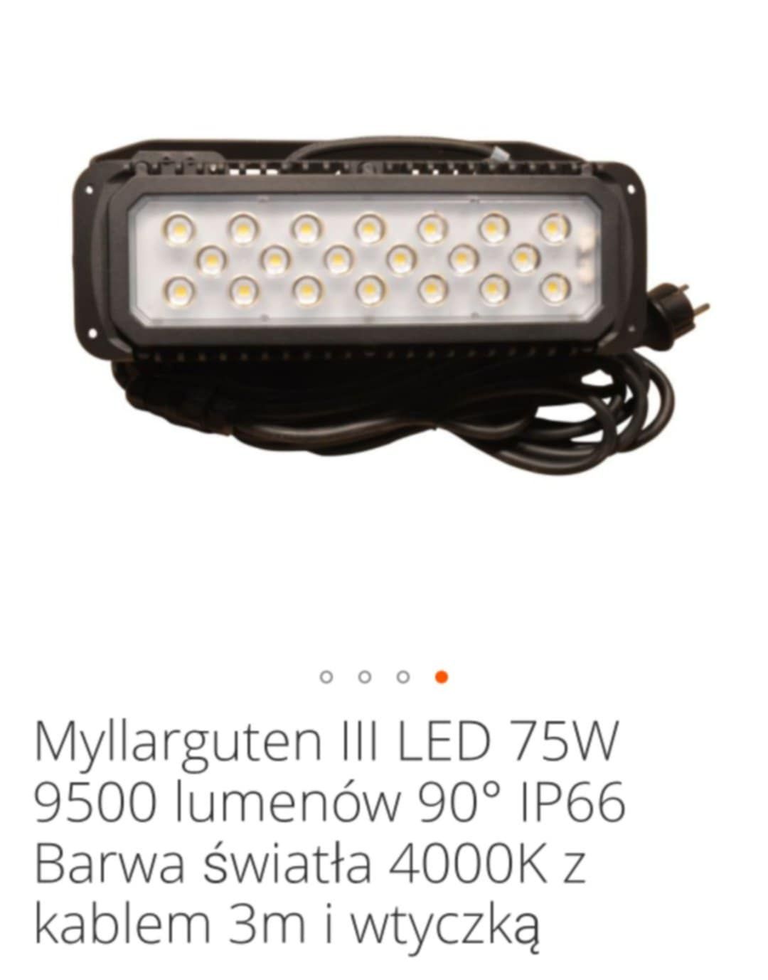 Halogen LED reflektor 75wat 4000K