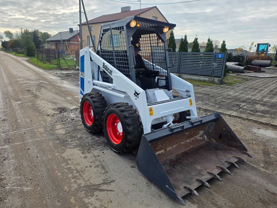 Miniładowarka Bobcat 743 Ładowarka Kubota Diesel