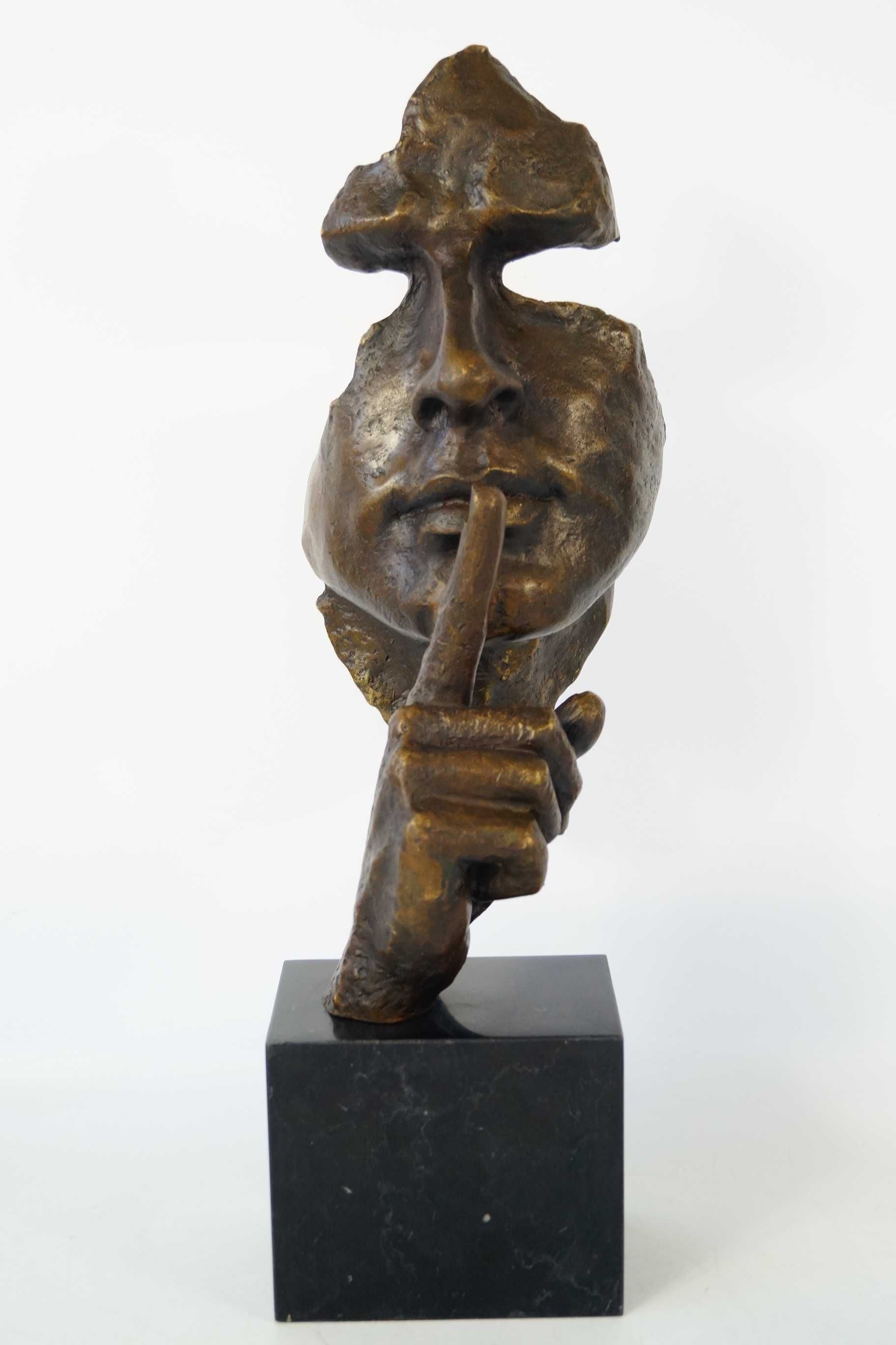 Figura z brązu CISZA Salvador Dali rzeźba piękna